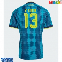 Kolumbija Yerry Mina #13 Gostujuci Dres SP 2026 Kratak Rukav
